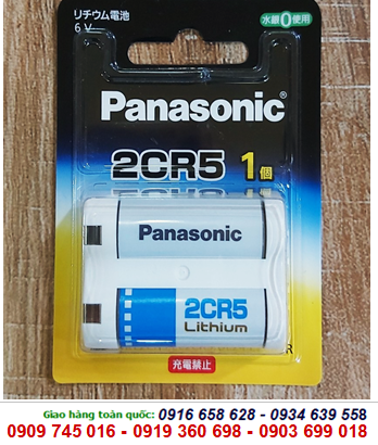 Panasonic 2CR-5W _Pin 6v Lithium Panasonic 2CR-5W Nội địa Nhật (Loại vỉ 1viên)